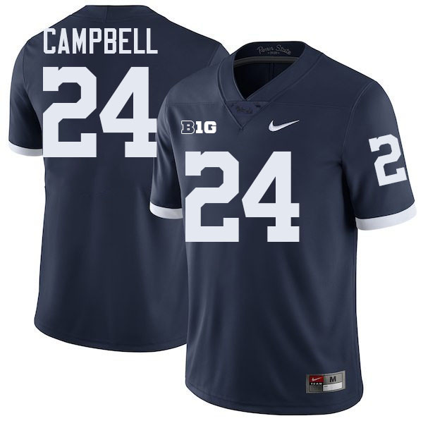 Amare Campbell Penn State Jersey,PSU Nittany Lions #24 Amare Campbell Football Uniforms-Retro